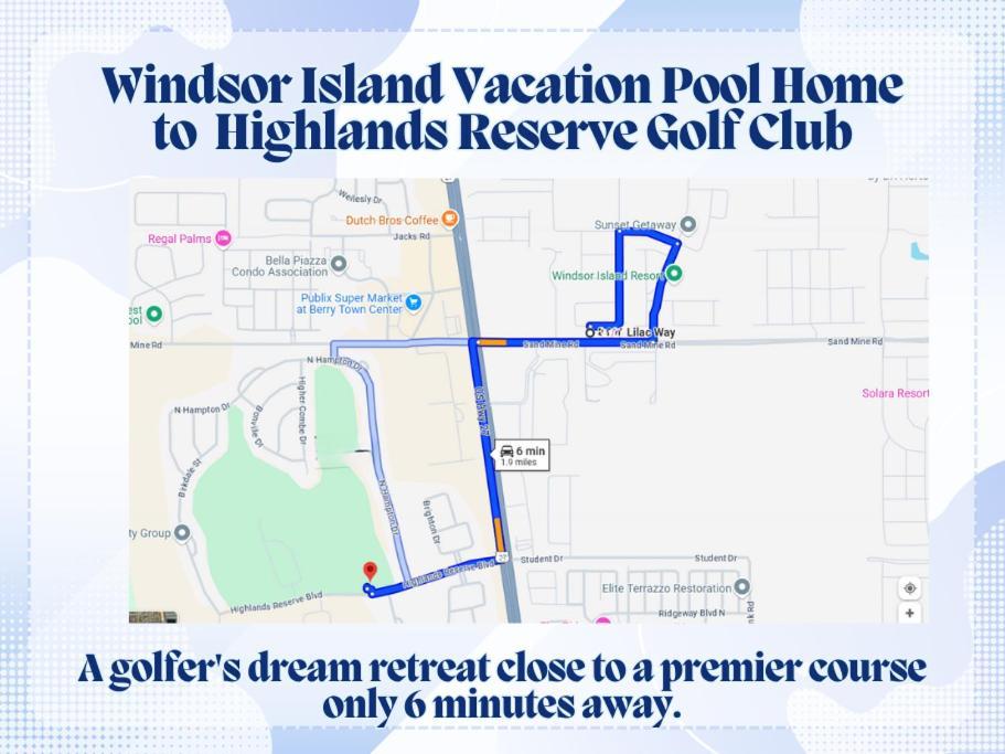 Windsor Island Vacation Pool Home Дейвънпорт Екстериор снимка