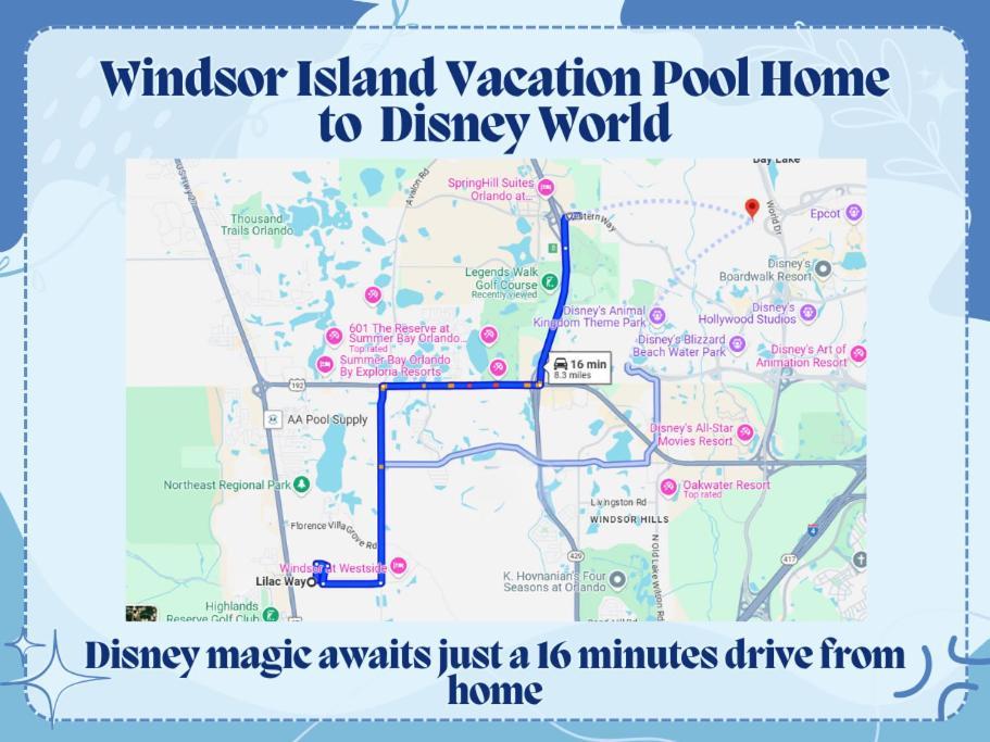 Windsor Island Vacation Pool Home Дейвънпорт Екстериор снимка